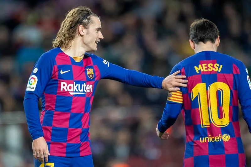 Griezmann ngang bằng với Messi