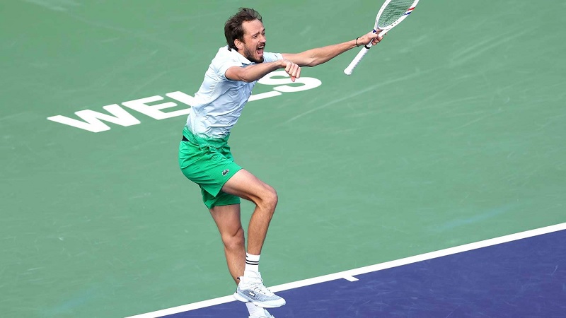 Medvedev góp mặt ở bán kết Indian Wells